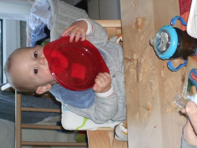 Auch essen will gelernt sein....