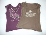 lila T-Shirt von edc in S- aufwendige Stickerei und Pailetten- 5 Euro--khaki T-Shirt von edc in S- 3 Euro